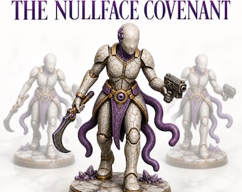 Chaos Of Change Cult Null Face Covenant  Acolytes  20 Unique Poses Marble Legion Highland Gaming Minis Exclusive Compatible with Legion Wars