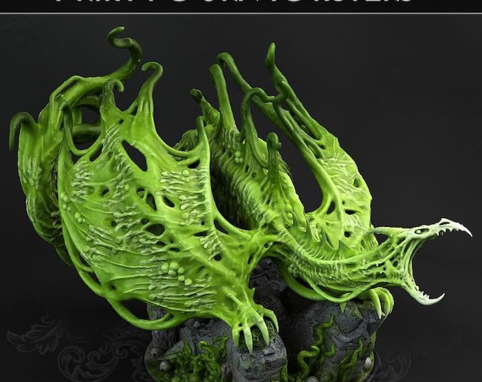 Sentient Dragon Ooze - Print Your Monsters - Fantasy - Monster Miniature