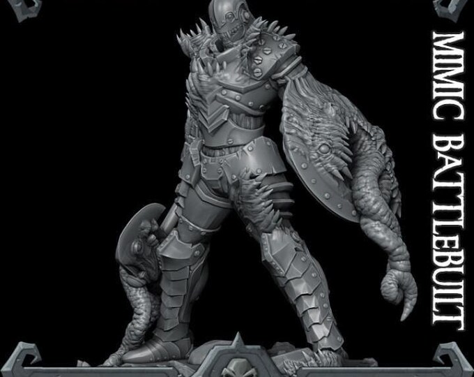 Mimic Battlebuilt - Rocket Pig Games - Fantasy Resin Miniature