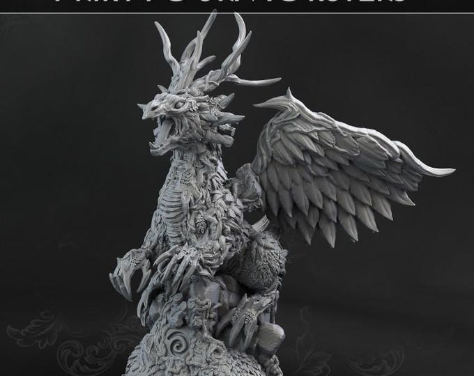 Forest Dragon - Print Your Monsters - Fantasy - Monster Miniature