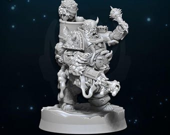 Chaos Plague - Master of Disease - Wildmesh - Tabletop wargaming miniature for Grimdark | OPR | Sci-fi | Chaos mini