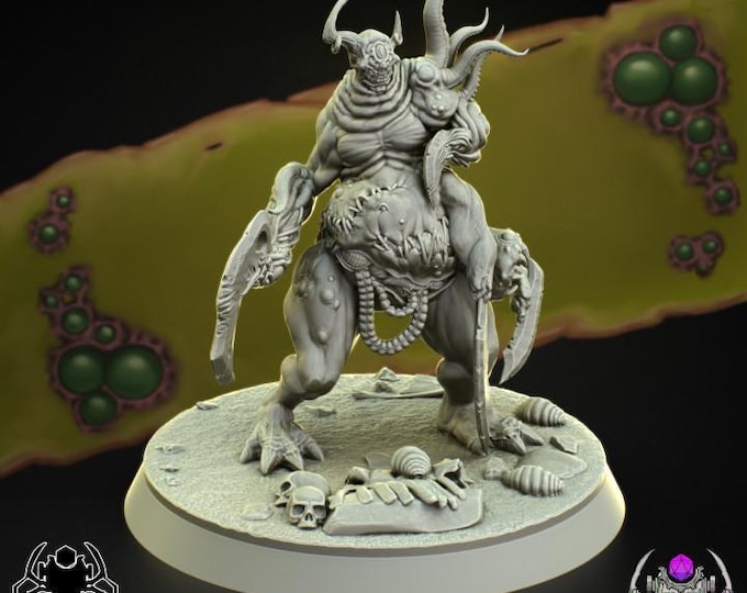 Plague Cursed Abomination - Sci-Fi Wargames & TTRPG | Eight Legs Miniatures mini