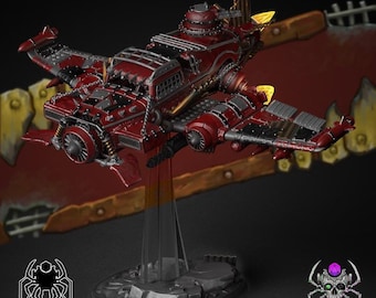Flying Scrap Bomber - Eight Legs Miniatures Licensed Resin Sci-Fi Aircraft Kit