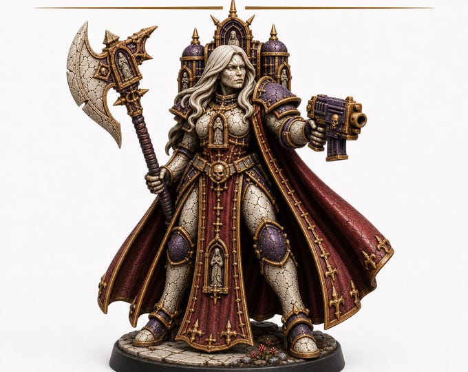 Marble Legion Commander – War Axe & Command Pistol | HGM Exclusive