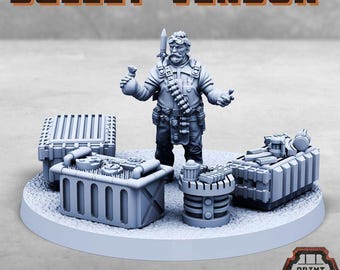 Bullet Vendor - Print Minis - Tabletop Wargaming Miniature for Grimdark | OPR | Sci-fi