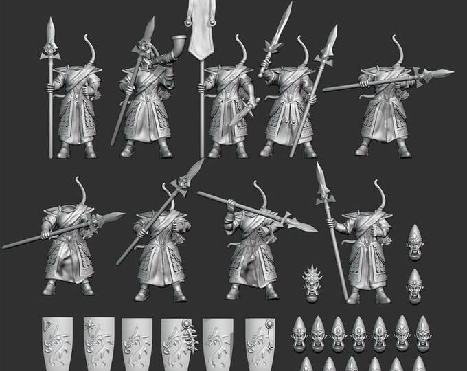 Sea Guardians - Frigid Miniatures - Tabletop Wargaming for Grimdark | Alternative  | OPR Sci-Fi mini