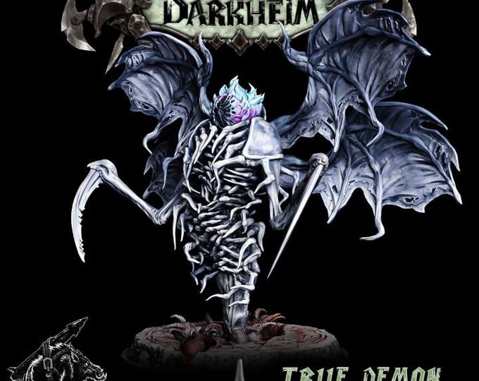 True Demon - Rocket Pig Games - Tabletop Wargaming for Grimdark | OPR Sci-Fi & Fantasy Resin Mini