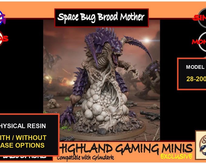 Brood Queen - 28-200mm Alien Resin Monster - HGM Exclusive