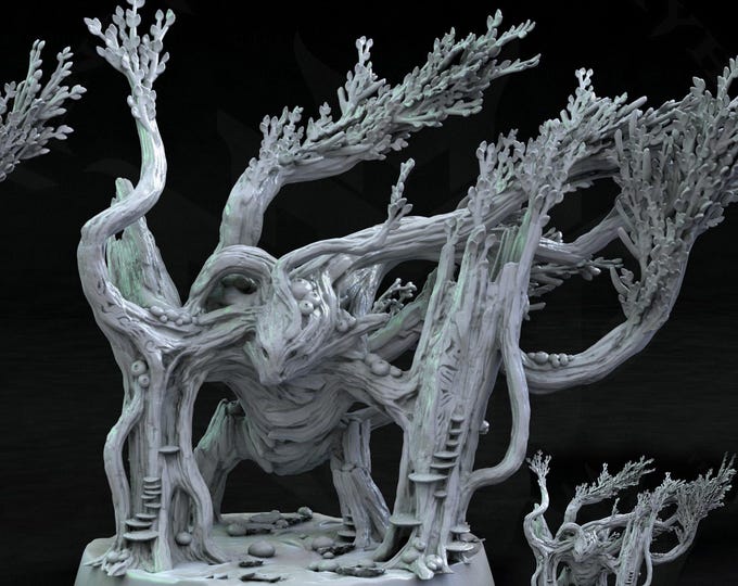 Mutated Cursed Splinter Fantasy Miniature  - Mini Monster Mayhem - Tabletop Wargaming for Grimdark | OPR Sci-Fi & Fantasy