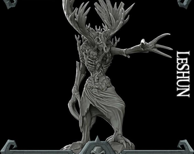 Leshun - Fantasy Miniature  - Rocket Pig Games - Tabletop Wargaming for Grimdark | OPR Sci-Fi & Fantasy Resin Mini