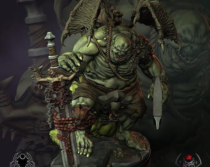 Lord of Plague Bringers - Chaos of Plague - for Sci-Fi Tabletop Wargames & TTRPG | Eight Legs Miniature