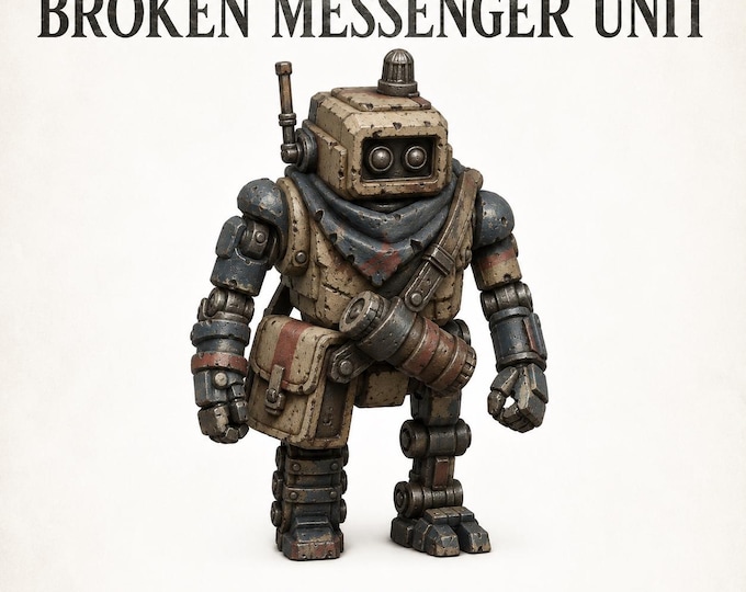 Broken Messenger Unit – Hive NPC Characters - Highland Gaming Minis Exclusive Sci-Fi Resin Monster - DnD