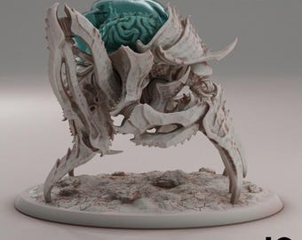 Great Mindeater - Deep Hive - Tabletop wargaming miniature for Grimdark | OPR | Sci-fi | Alien | Bug | Resin 3D Printed Mini | Swarm