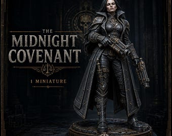 The Midnight Covenant 32mm Gothic Resin Character – Legends of Judgement – HGM Exclusive
