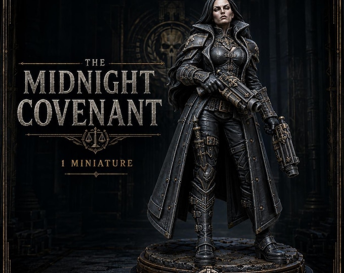 The Midnight Covenant 32mm Gothic Resin Character – Legends of Judgement – HGM Exclusive