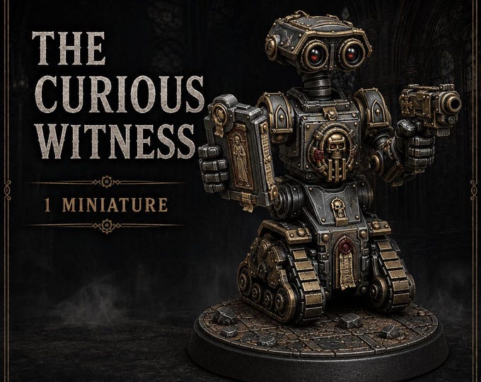 The Curious Witness | Legends of Judgement 32mm Resin Character | HGM Exclusive