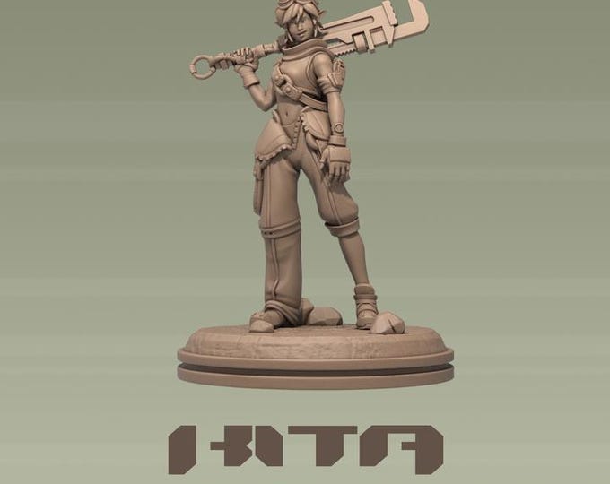 Kita Fantasy Miniature for Sci-Fi Wargames & TTRPG DnD Fantasy Tabletop Wargaming | Dungeons and Maidens mini