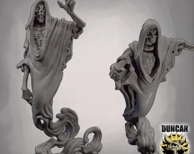 Ghosts -  Duncan Shadow - Tabletop Wargaming for Grimdark | OPR Sci-Fi & Fantasy Resin Mini