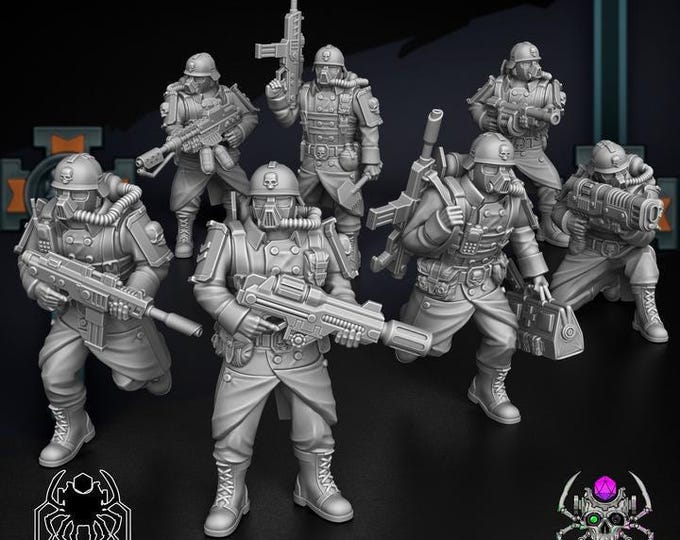 Korps Of Ashes – Eight Legs Miniatures – Sci-Fi – Resin Unit