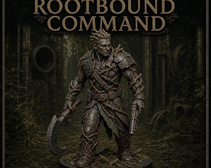 Crownroot Rootbound Command — exact atomic five-model unit | 5 Resin Miniatures | HGM Exclusive