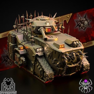 Chaos Marine The Bloody Skulls APC – Eight Legs Miniatures – Sci-Fi – Resin Unit