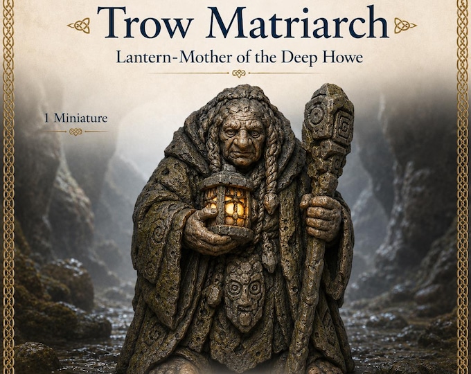Trow Matriarch - HGM Exclusive Resin Glen-Gloam Folklore Miniature