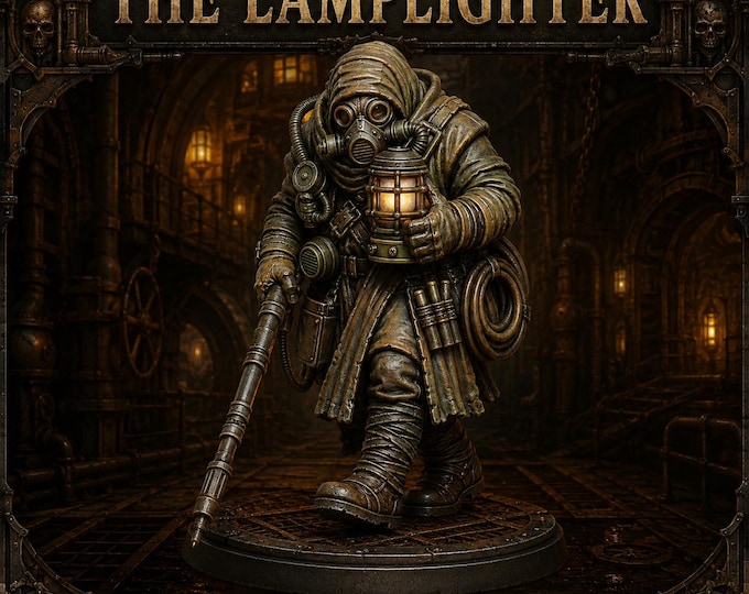 Lamplighter - 28mm or 32mm Sci-Fi Resin Miniature - HGM Exclusive