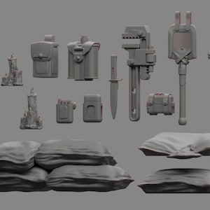 Trench Equipment - Sedivalle - Tabletop Wargaming for Grimdark | OPR | Sci-fi
