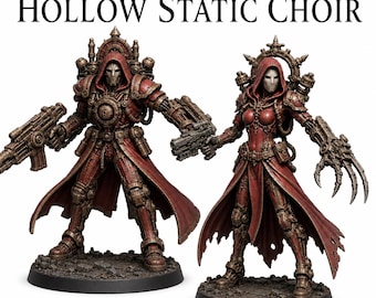 Hollow Static Choir - Hollow Legion - Highland Gaming Minis Exclusive - Legion Wars -  Tabletop Wargaming Multi-Verse Grimdark OPR Sci-Fi