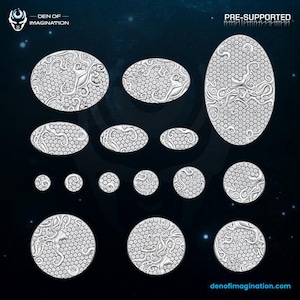 Chaos Void Infestation Bases - Wildmesh - Tabletop Wargaming Grimdark Scifi Fantasy Daemon Grimdark