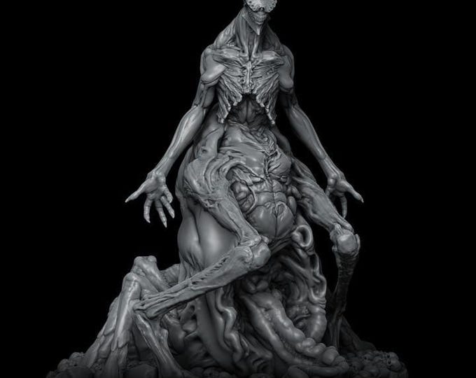 Gut Scourage - Fantasy Miniature  - Rocket Pig Games - Tabletop Wargaming for Grimdark | OPR Sci-Fi & Fantasy Resin Mini