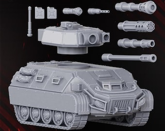 Saber WAV S-6 - DakkaDakka Licensed 28mm Resin Sci-Fi Vehicle