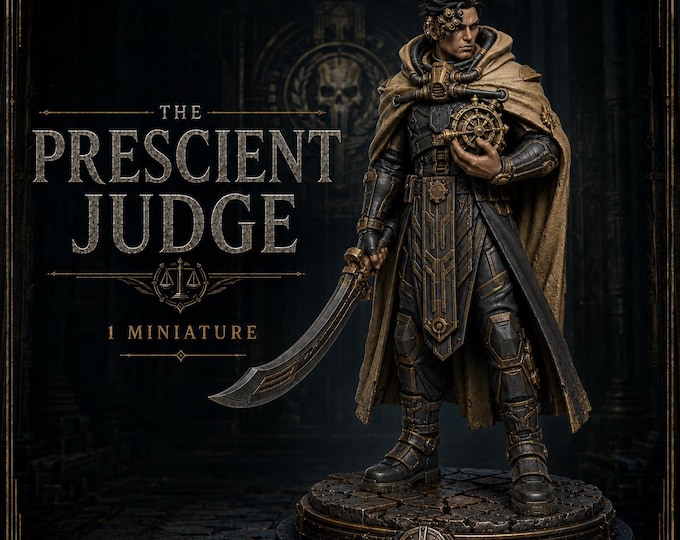 The Prescient Judge | Legends of Judgement | HGM Exclusive Physical Resin Character