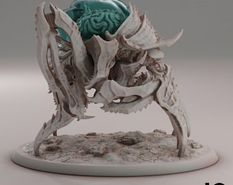 Great Mindeater - Deep Hive - Tabletop wargaming miniature for Grimdark | OPR | Sci-fi | Alien | Bug | Resin 3D Printed Mini | Swarm