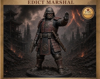 Ashen Edict Marshal | 1 Resin Miniatures | HGM Exclusive