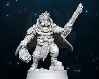 Traitors  - Outcast and Renegades - Dark Commissar - WildMesh - Tabletop Wargaming for Grimdark | Alternative  | OPR Sci-Fi mini