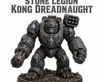 Stone Legion Kong Dreadnaught - HGM Exclusive Resin Sci-Fi Walker Miniature