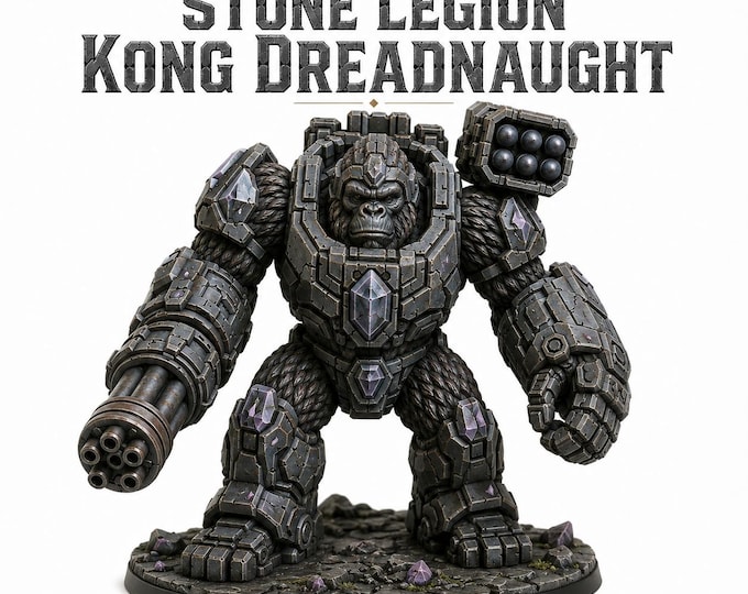 Stone Legion Kong Dreadnaught - HGM Exclusive Resin Sci-Fi Walker Miniature