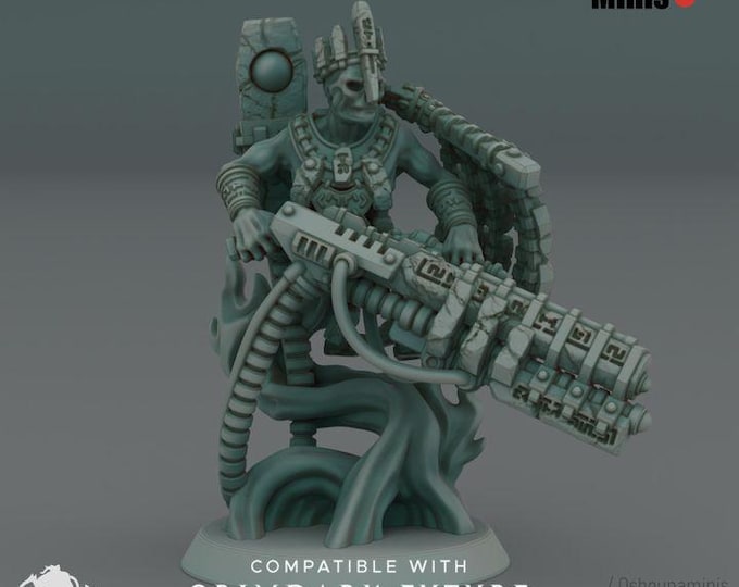 Doomed Empire Heavy Leader – Oshounaminis Licensed 32mm Sci-Fi Resin Character