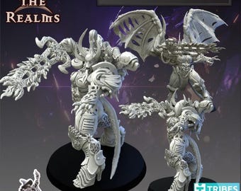 Chaos Demon Prince / Princess / Lord – Across The Realms – Sci-Fi – Resin Unit