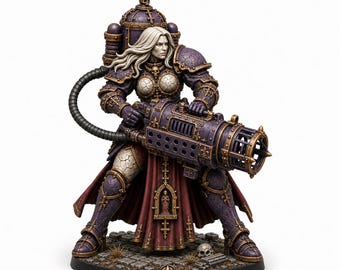 Fallen Sisters - Heavy Weapons - Incinerator 2 poses - Marble Legion Exclusive Highland Gaming Minis Tabletop Wargaming  Grimdark