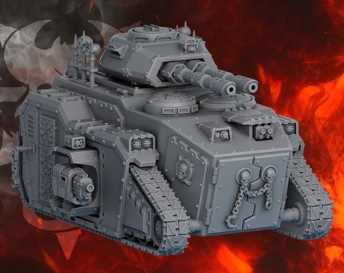 Legion of Indivisible APC - Grimdark - DakkaDakka - Sci-Fi Grimdark Vehicle