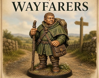 Bramblewick Burrowkin Wayfarers | 5 Smallfolk Characters | HGM Resin Miniatures