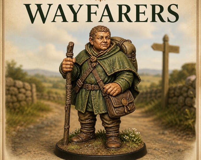 Bramblewick Burrowkin Wayfarers | 5 Smallfolk Characters | HGM Resin Miniatures