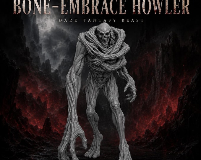 Bone-Embrace Howler - HGM Exclusive Resin Dark Fantasy Monster Miniature