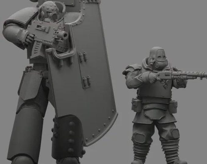 Truescale Shields for Mk X and Y - Sedivalle - Tabletop Wargaming for Grimdark | OPR | Sci-fi