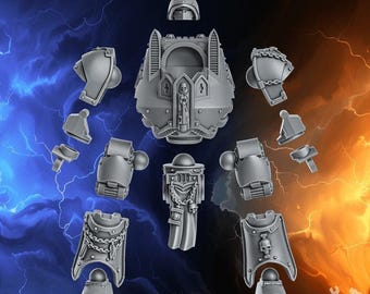 Knight Dread - Empire - Grimdark - DakkaDakka - Sci-Fi Grimdark Resin Miniature