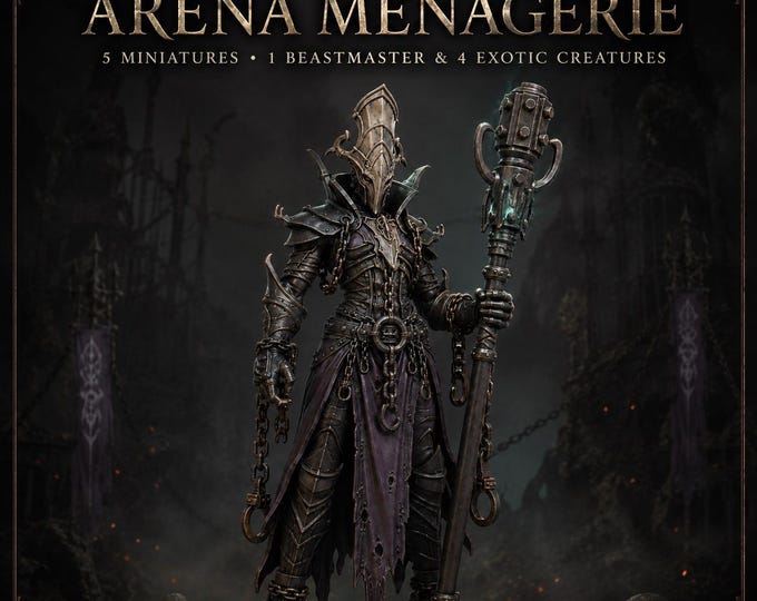 Hidden City Arena Menagerie - Choose 1 of 5 Sci-Fi Resin Miniatures - HGM Exclusive