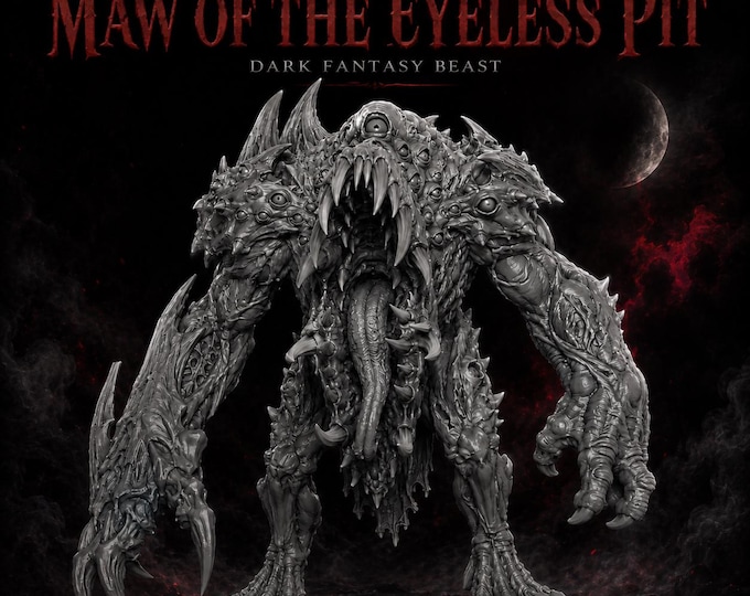 Maw of the Eyeless Pit - HGM Exclusive Resin Dark Fantasy Monster Miniature
