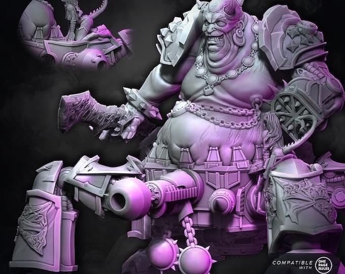 Chaos Excess - Corruptor - Modular - July 25 Release - Wildmesh Tabletop Wargaming for Grimdark Alternative OPR